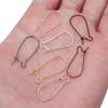 50pcs/Lot French Lever Earring Hooks Gold Color Ear Wires Earrings Settings Base For Jewelry Making DIY Accessories Supplies