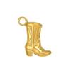 3PCS/LOT CARLIDANA Gold Plated Enamel Charms, Sun Star Boots Halloween Pendants, Stainless Steel DIY Jewelry With Clasp