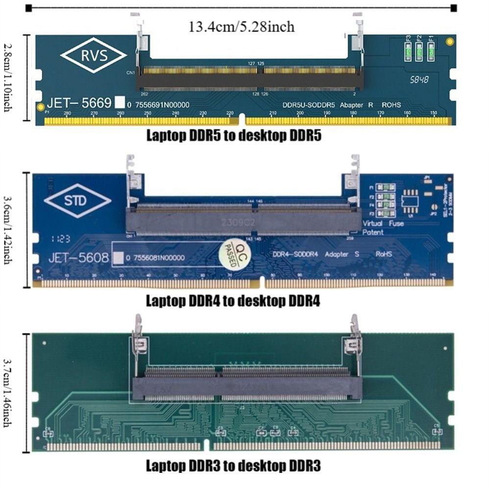 4-Layered PCB Design DDR3 DDR4 DDR5 RAM Adapter Card Better Protection Memory Converter Card