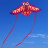 Owl Patterned Kites High Visibility Encourages Motor Skills Development Outdoor Exploration Gift