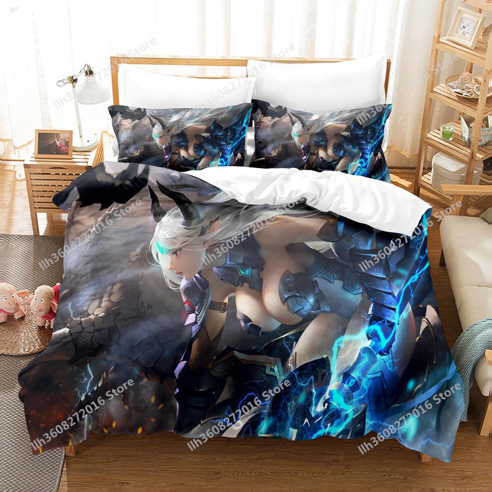 Game Epic Seven Bedding Set Single Twin Full Queen King Size Bed Set Adult Kid Bedroom Duvet cover Sets 3D Anime Bed Sheet Sets