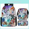 Pokémon Printed Cartoon Backpack Children Schoolbag Shoulder Bag Bag Pencil