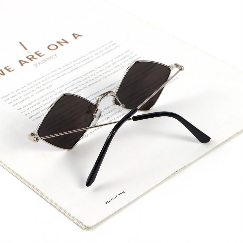 Fashion Metal UV Protection Film Small Diamond Shape Sun Glasses Men's Shades Women's Sunglasses