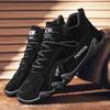 New Men Working Shoes Fashion Comfortable Pu Leisure Loafers Lace-up Breathable Brand Outdoor Jogging Casual Sneakers Blade