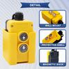 Xiatiosann DC 12V Dump Trailer Remote Control Waterproof Momentary Control Switch for Tipping Electric and Lifting Platforms with Fork Connectors