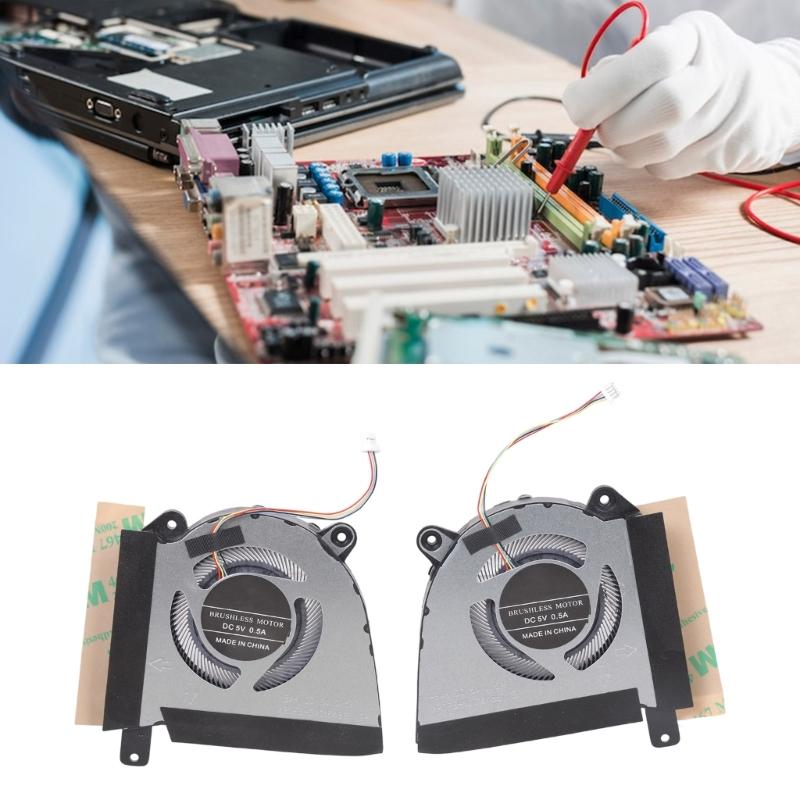 CPU GPU Cooling Fan Notebook Cooling Metal Heat Dissipation Fan for G14 GA402R GA402RK GA402RJ Series Laptop Notebook