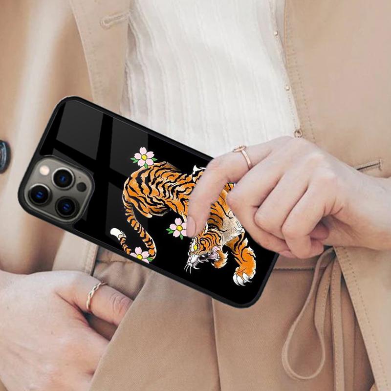 Japanese Tiger Magnetic Phone Case For APPLE iPhone 17 Air 16 14 13 12 Pro Max 15 Plus Wireless Charge With MagSafe Cover
