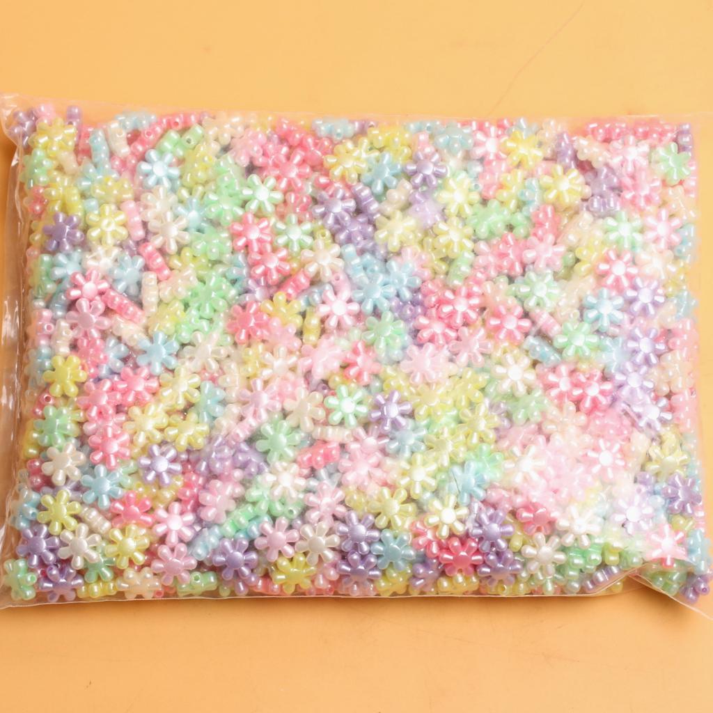 500g/bag Sunflowers Shells Butterlry Loose Beads Jewelry Making Acylic For Necklace Bowknots Fashion Bracelets DIY