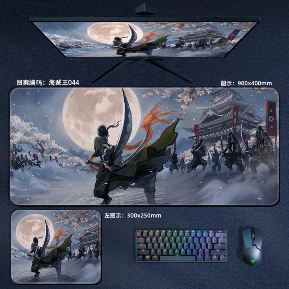 Nautical King Animation Periphery Cute ONE PIECE Leather Mouse Pad Boys Oversized Small E-sports Game Office Computer Keyboard Pad Notebook Table Mat