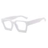 Retro Square Anti-Blue Light Glasses Men Plastics Frame Reading Glasses Myopia Flat Mirror Eyeglasses Eyewear
