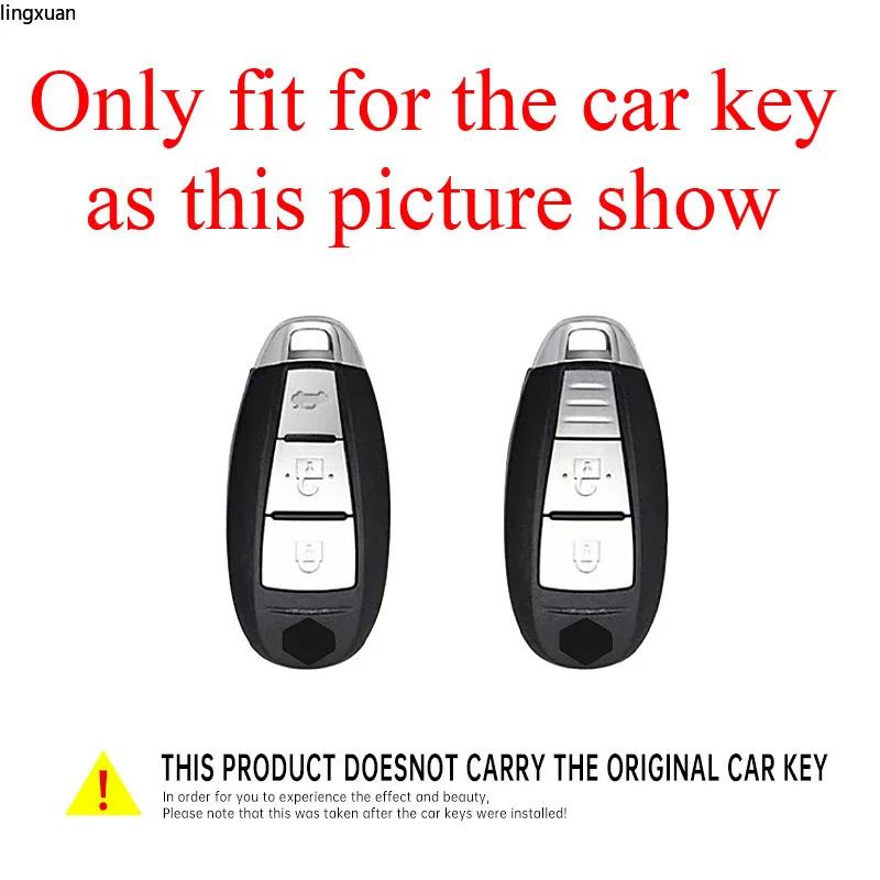 Zinc Alloy+ Leather Car Key Case Cover For Suzuki Baleno Ciaz Ertiga Ignis Kizashi Sx4 S-Cross Swift Vitars 2 3 Buttons Remote