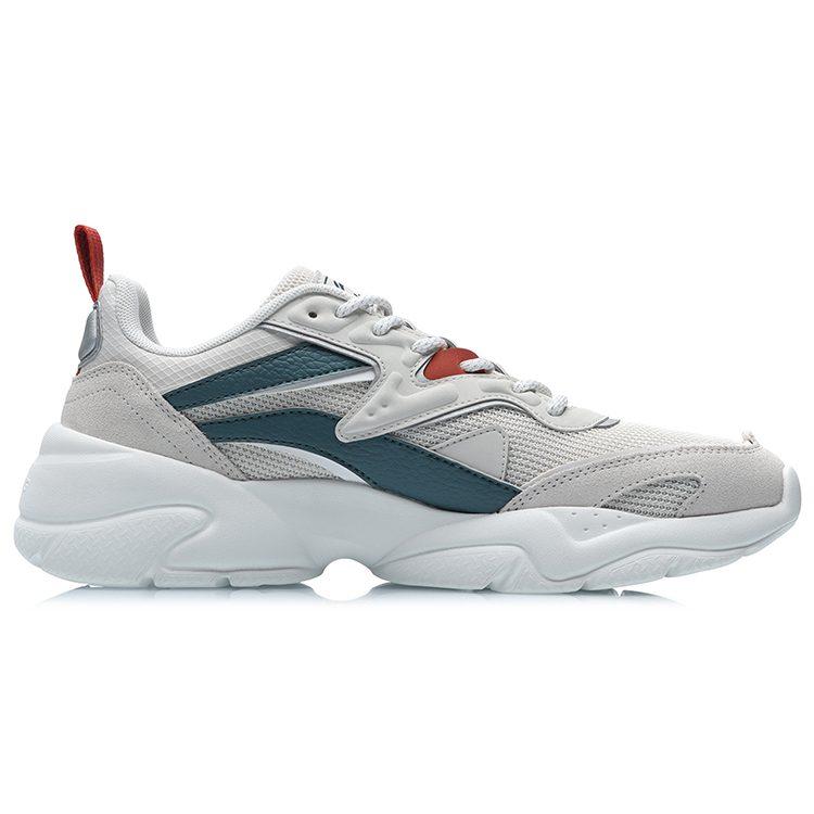 Li Ning Xingyun Casual Shoes Unisex Low Top White/Green AGCR077-3