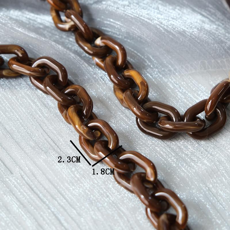 New Phone Chain Accessory Detachable Parts Candy Neon Crossbody Resin Luxury Neck Strap Phone Case Chains Acrylic Cute Shoulder Lanyard Hanging Chain