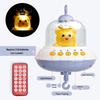 Baby Music Projector Bedside Rattle: Soothing Rotating Bell with Remote Control for Infants 0-1 Year
