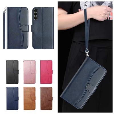 For Blackview A85/A53 Pro/A53.ZTE Series,Sony Series...Elegant Universal Leather Wallet Phone Case with Wrist Strap Multi-Functional Protective Cover