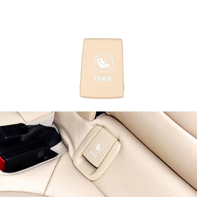 Car Rear Seat Child Restraint Anchor ISOFIX Button Connector Cover For BMW 2 Series F45 F46 X1 F48 F49 X2 F39