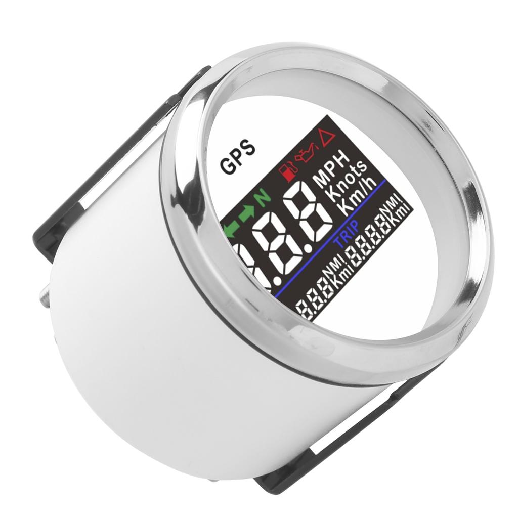 2in GPS Speedometer Digital Adjustable Mileage Counter for 12V 24V Vehicles Car Yachts