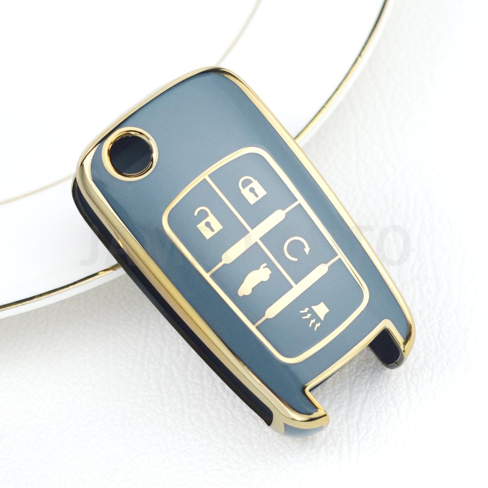 2/3/4/5 Buttons Car Flip Key Cover Case For Chevrolet Cruze Aveo For Buick Opel Corsa Antara Zafira Meriva Insignia Keychain
