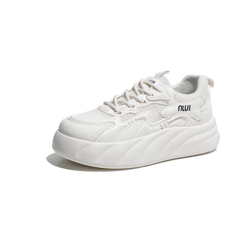 Mesh Surface Clunky Sneakers Women's Summer New Breathable Casual Shoes for Female Students Sneaker