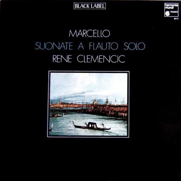 LP Record RENE CLEMENCIC - Marcello: Sonates Pour Flute B974 HARMONIA MUNDI 1977 France Classical Used