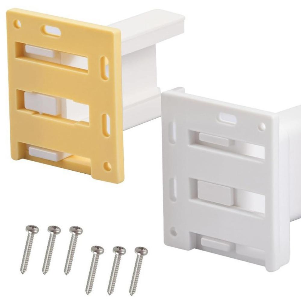 

2pcs Universal Drawer Slide Socket 1 Inch Slide Rail Groove Cabinet Hardware Drawer Repair