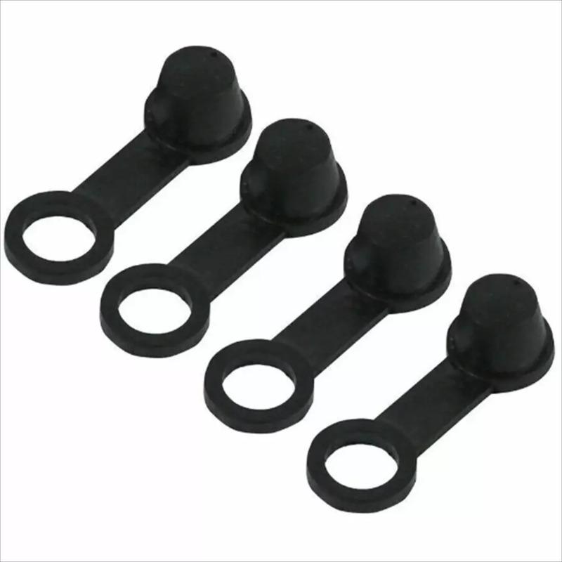 10/20/30Pcs 8mm Car Brake Pump Screw Dust Cap Oil Drain Screw Cap Brake Caliper Bleed Nipple Black Cover Rubber Motorcycle