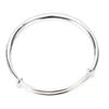 30g Kupfernickel Armband Verstellter Modeschmuck Graviertes Damen Rundarmband für Damen