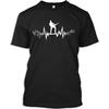 Bass Guitar Tshirt Pro Cool Bass Guitar Player Music Heartbeat Vintage Bassist Gift T-Shirt for Men Women