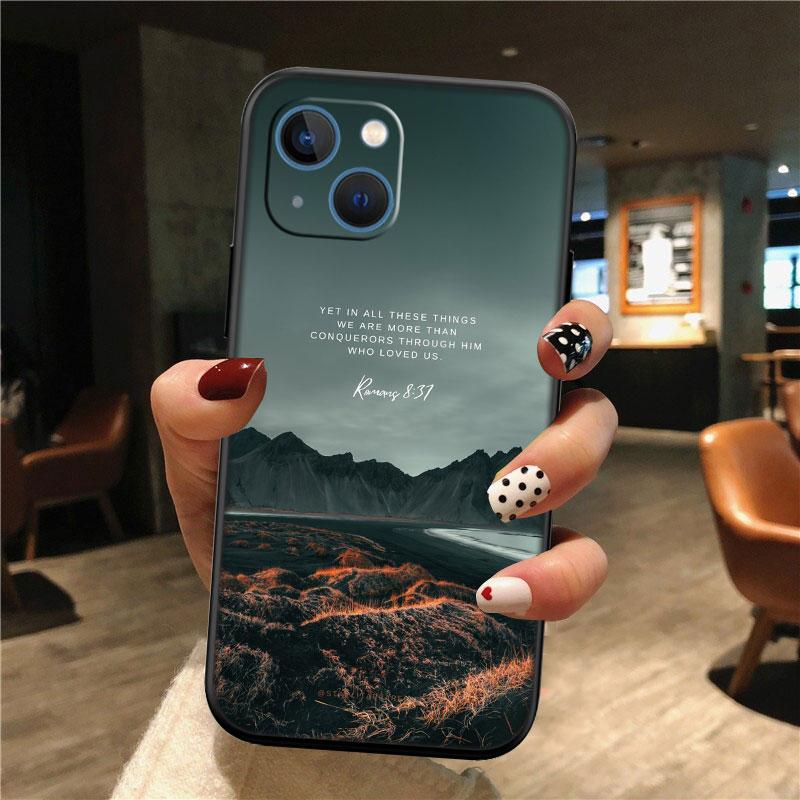 IK15 Bible Verse Jesus Christ New High-End Shell Phone Case for OPPO A3 Pro A72 A74 A76 A77 A77S A78 A79 A94 A95 A18 A40M A58