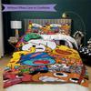Amazing World Gumball Pattern Bedding uilt Set uilt Cover Pillowcase Home Decoration Birthday Gift (1 * duvet cover + 2 * pillowcase without core)196