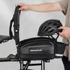Bicycle Trunk Pannier with Reflector & Shoulder Strap Saddle Seat Bag Carrier Bicycle Bag for Commuter Travel Outdoor Storage
