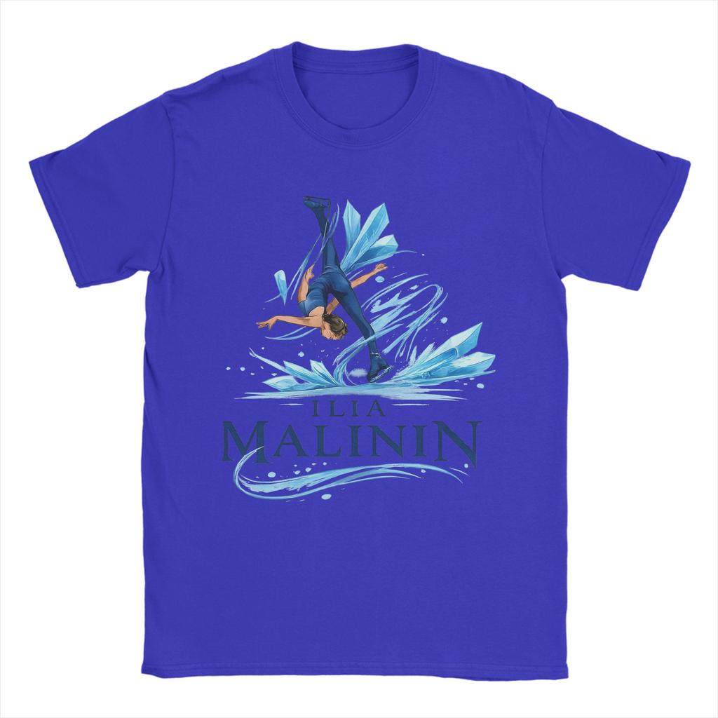 Unisexs Ilia Malinin Poster T Shirts Pure Cotton Clothes Novelty Short Sleeve Round Neck Tees Adult TShirts