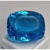 Fabulous Natural Blue Topaz 100-102 Ct Cushion Cut Certified Loose Gemstone