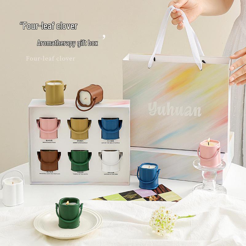 Luxurious Aromatherapy Candle & Diffuser Gift Set for Home Atmosphere - Perfect for Birthdays & Newlywed Souvenirs