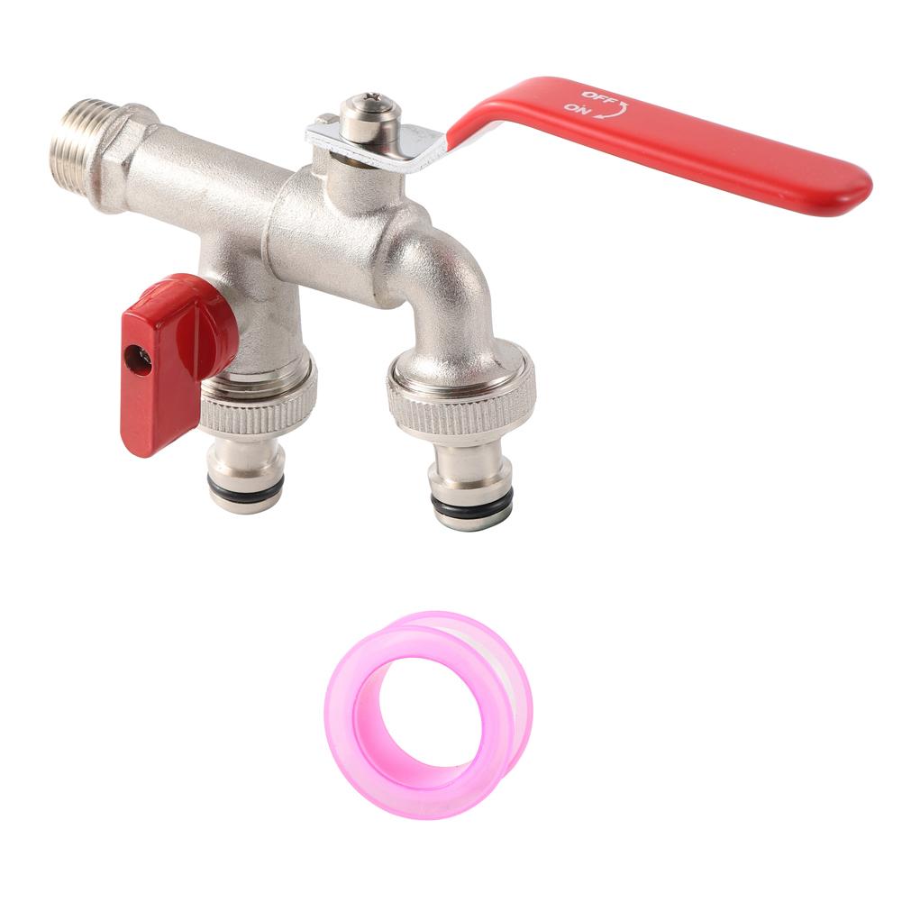 S60x6 Grobgewinde IBC Tank Tap Connecter X 1/2'' 3/4'' Wasser Kupplung Adapter 1000L Garten Home Ersatz Ventil Fitting