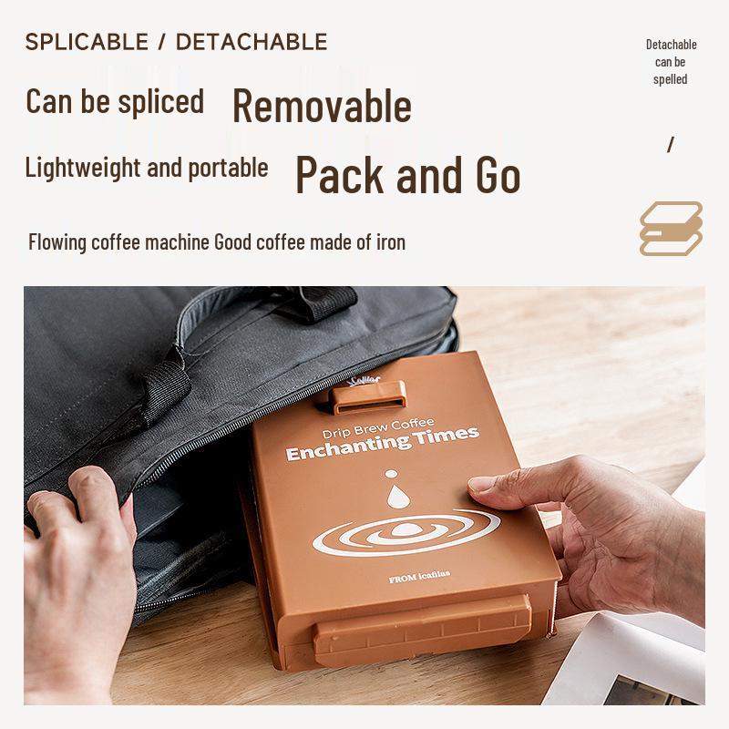 Popular American-Style Semi-Automatic Drip Coffee Maker with Integrated Grinder
