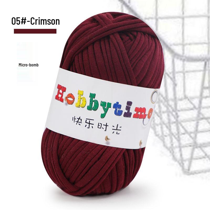 Cloth Strip Yarn DIY Crochet Kit: Handmade Bag, Knitting Material for Cushions, Carpets, and Dolls