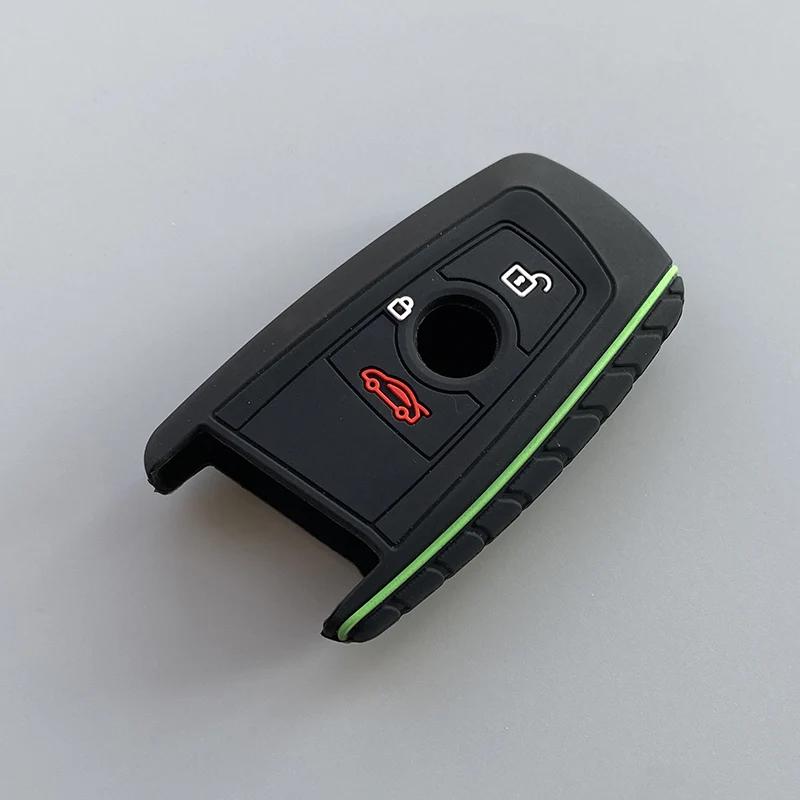 New silicone key fob cover case protect skin hood for BMW F10 F20 F30 Z4 X1 X3 X4 M1 M2 M3 E90 1 2 3 5 7 SERIES Remote keyless
