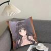WWaguri KaorukoO Anime Cushion Cover Pillowcase Ultra Soft Skin Friendly Fabric Cloud Like Comfort Concealed Zipper