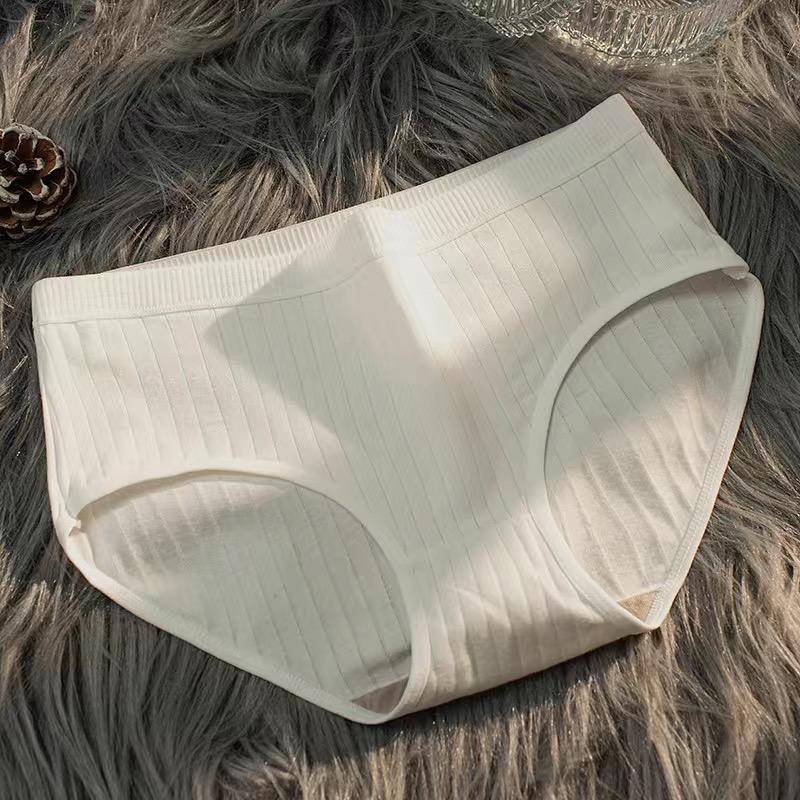 

Женские трусики, хлопковые дышащие удобные трусы M белый