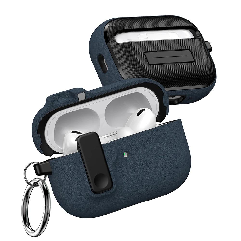 For Airpods Pro 3 Case with Automatic Lock & Cleaning Kit Phone Stand Design Protective Case Cover for Airpods Pro 3