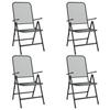 VidaXL Garden Dining Set 5 Pcs Anthracite Metal Mesh 3211819