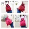 Bag Summer Waterproof Gym Bag Sports Bag Travel Drawstring Bag Outdoor Bag Backpack for Training Swimming Fitness Bags Softback