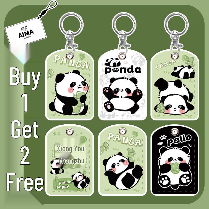 Mini Community Card Case Keychain - ICID Access Protective Sleeve & Bus/Elevator Holder