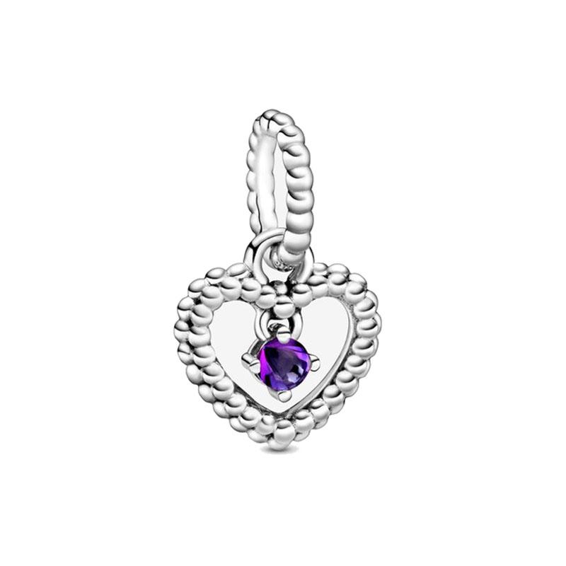 Original 12 Month Birthday Dangle Pendant Diy Bead Fit Original  Charms Silver 925 Bracelet Trinket Jewelry for Women