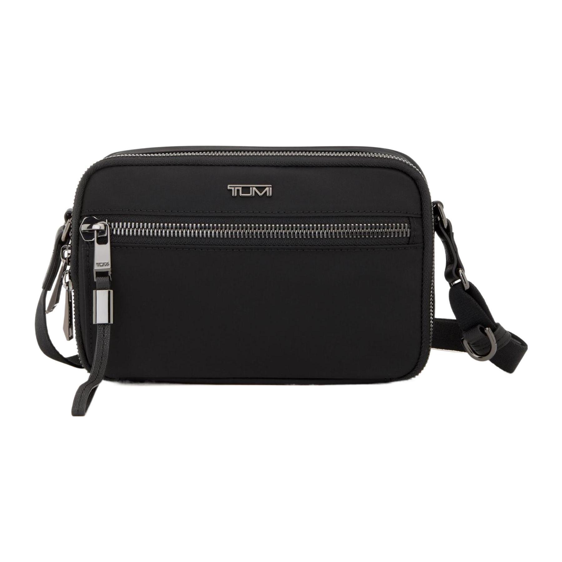 

New TUMI Nylon Shoulder Bag, Crossbody Bag Women s Black 146580T522 20.6*6.4*12.7CM