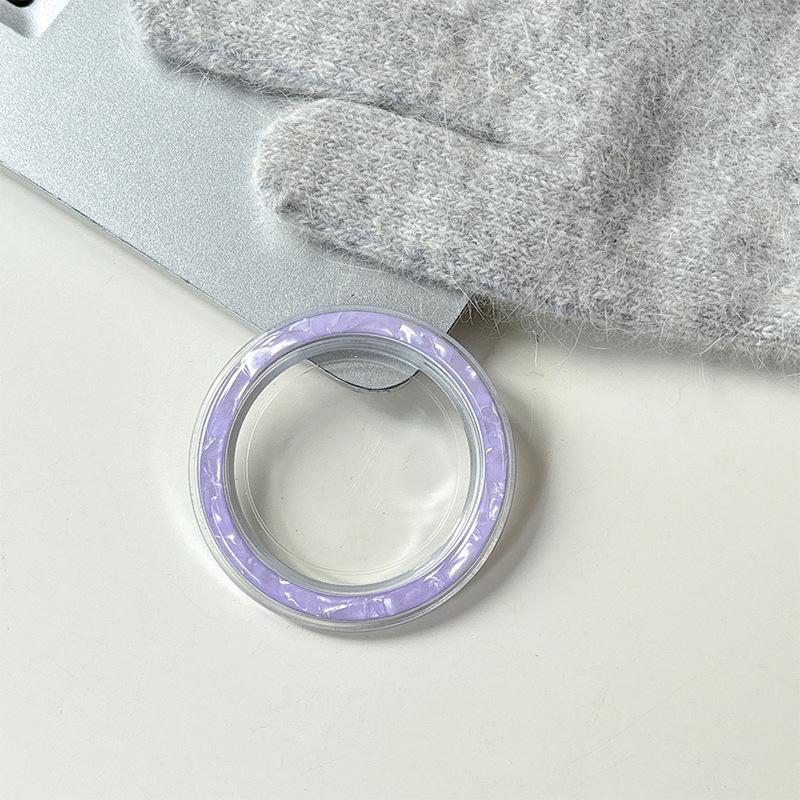 

Wind Magnetic Desktop Phone Airbag Bracket Transparent Chassis Base Diy Accessories Simple Girl Decoration