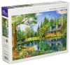 300-334 Crystal Lake Cabin (Dominic Davison) 300-Piece Jigsaw Puzzle (38 X 26 Cm) Made In Japan by APPLEONE