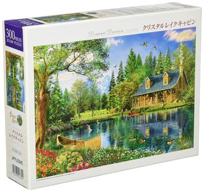 300-334 Crystal Lake Hütte (Dominic Davison) 300-Teile Puzzle (38 x 26 cm) Hergestellt in Japan von APPLEONE