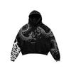 Unisex Oversized Hoodie With 3D Graphic Print Loose Fit Long Sleeve Casual Sweatshirt Teens Adults